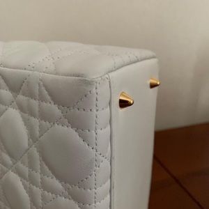 Dior Bags - !SOLD! Dior lady Dior white medium Dior Bags - !SOLD! Dior lady Dior white medium